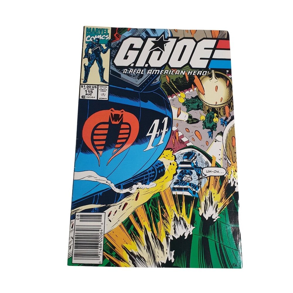 Marvel GI Joe A Real American Hero Comic Issue 115 Bagged Boarded Graphic Novel